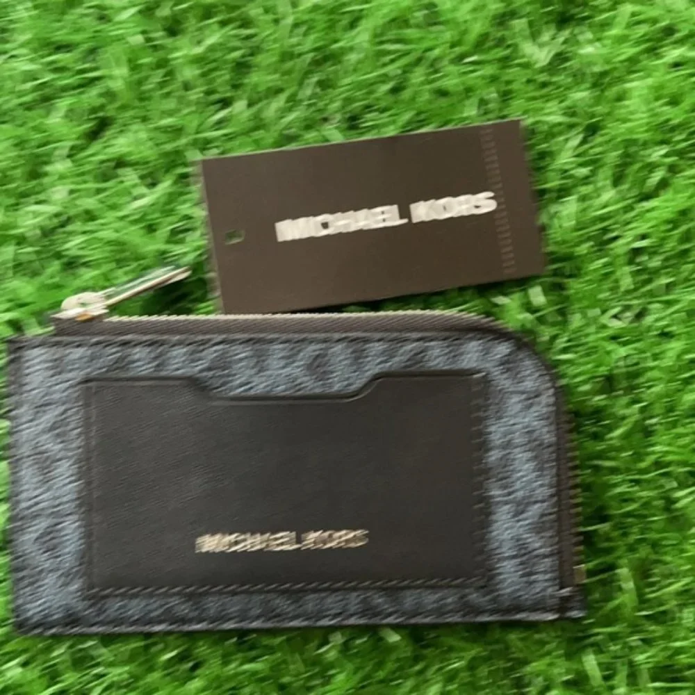 Michael Kors L Zip Mini Wallet Admiral NWT